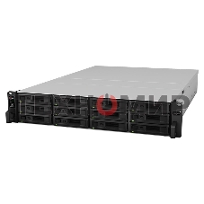 Сетевое хранилище Synology (Rack2U) 6C2,2Ghz/8Gb(64)/RAID0,1,10,5,6/up to12HP HDDs SATA(3,5'or2,5')up to 36 with 2xRX1217(RP)/2xUSB/4xGE/2xPCIe/iSCSI/2xIPcam(up to 75)/2xRPS/no rail/5YW repl RS3617RPxs