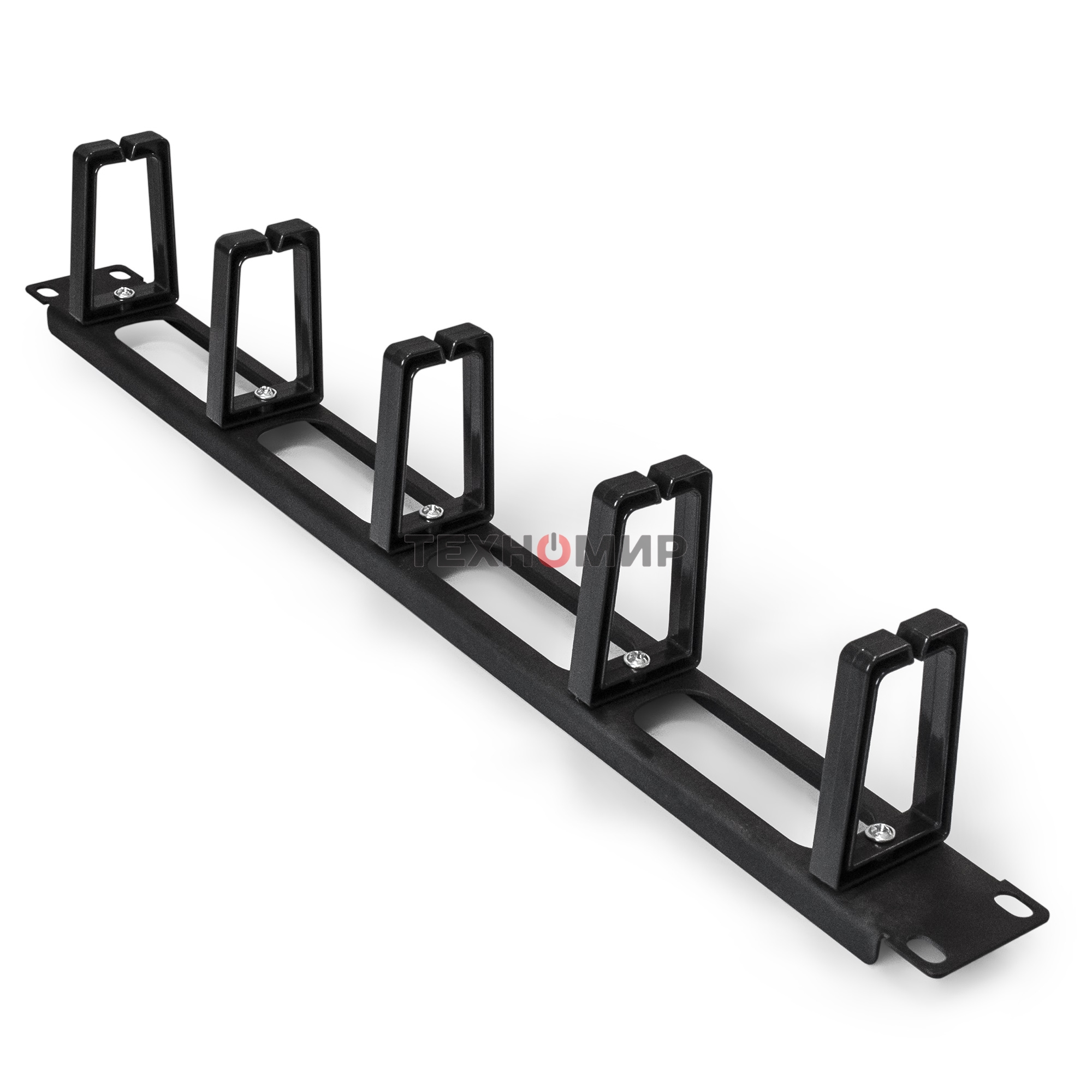 Кабельный органайзер ExeGate CM19-1U-5R (горизонтальный 19