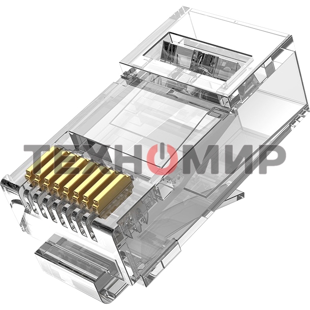 Коннектор Vention RJ45 (8p8c), UTP, cat. 6A, под витую пару (10 шт.)