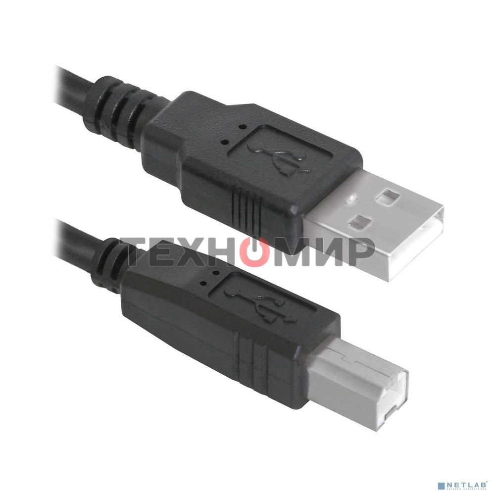 Кабель USB Defender USB04-10 USB2.0 AM-BM, 3.0м