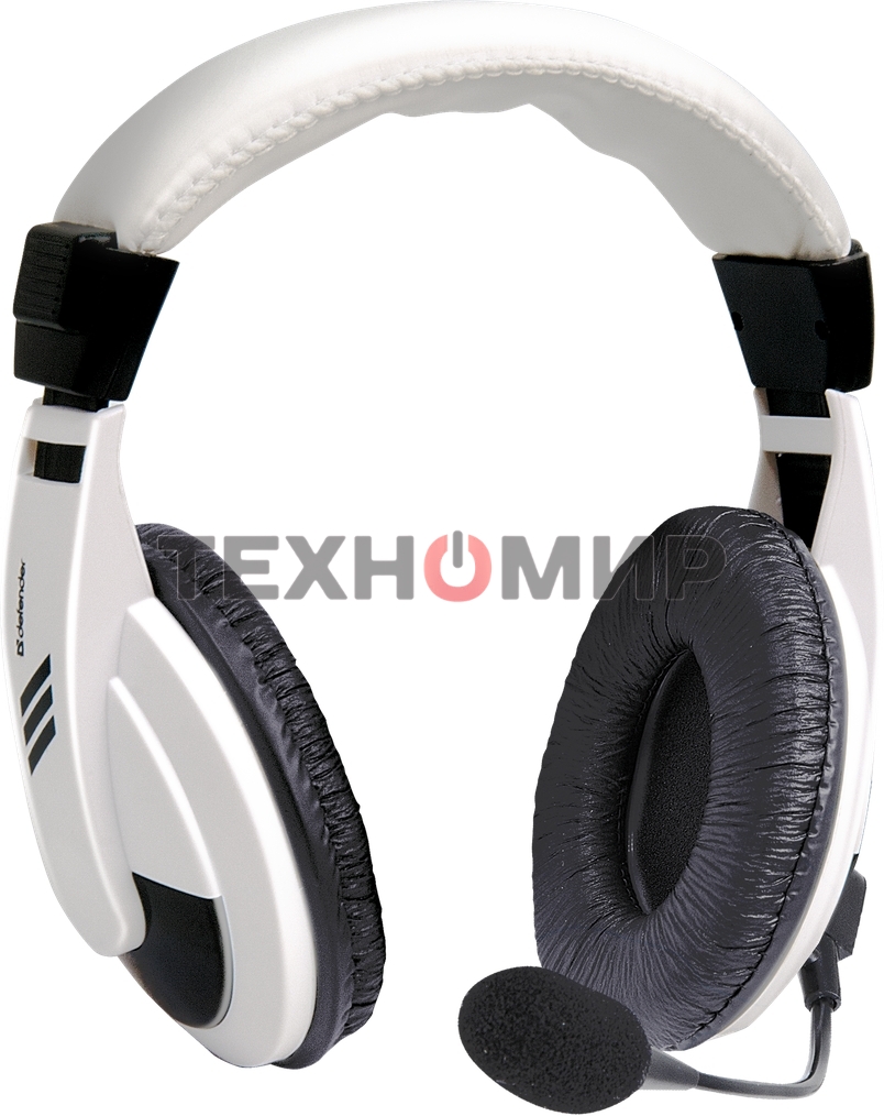 Гарнитура проводная Defender Gryphon 750 белый, кабель 2 м