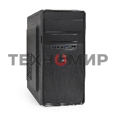 Компьютерный корпус Minitower ExeGate EX286438RUS BA-309U2-350W-8 (mATX, БП AA350 с вент. 8см, 1хUSB+2хUSB 3.0, HD аудио, черный)