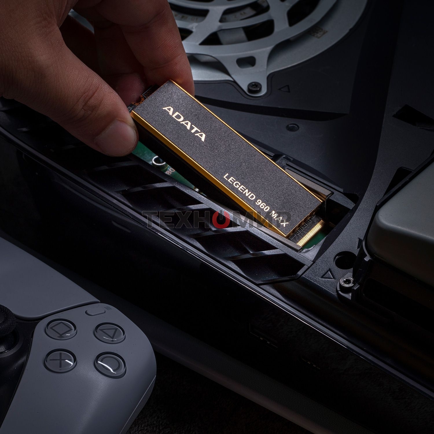 Накопитель SSD ADATA LEGEND 960 MAX, 4Tb, M.2 2280, PCIe 4.0 x4, NVMe, R/W 7400/6800, с радиатором