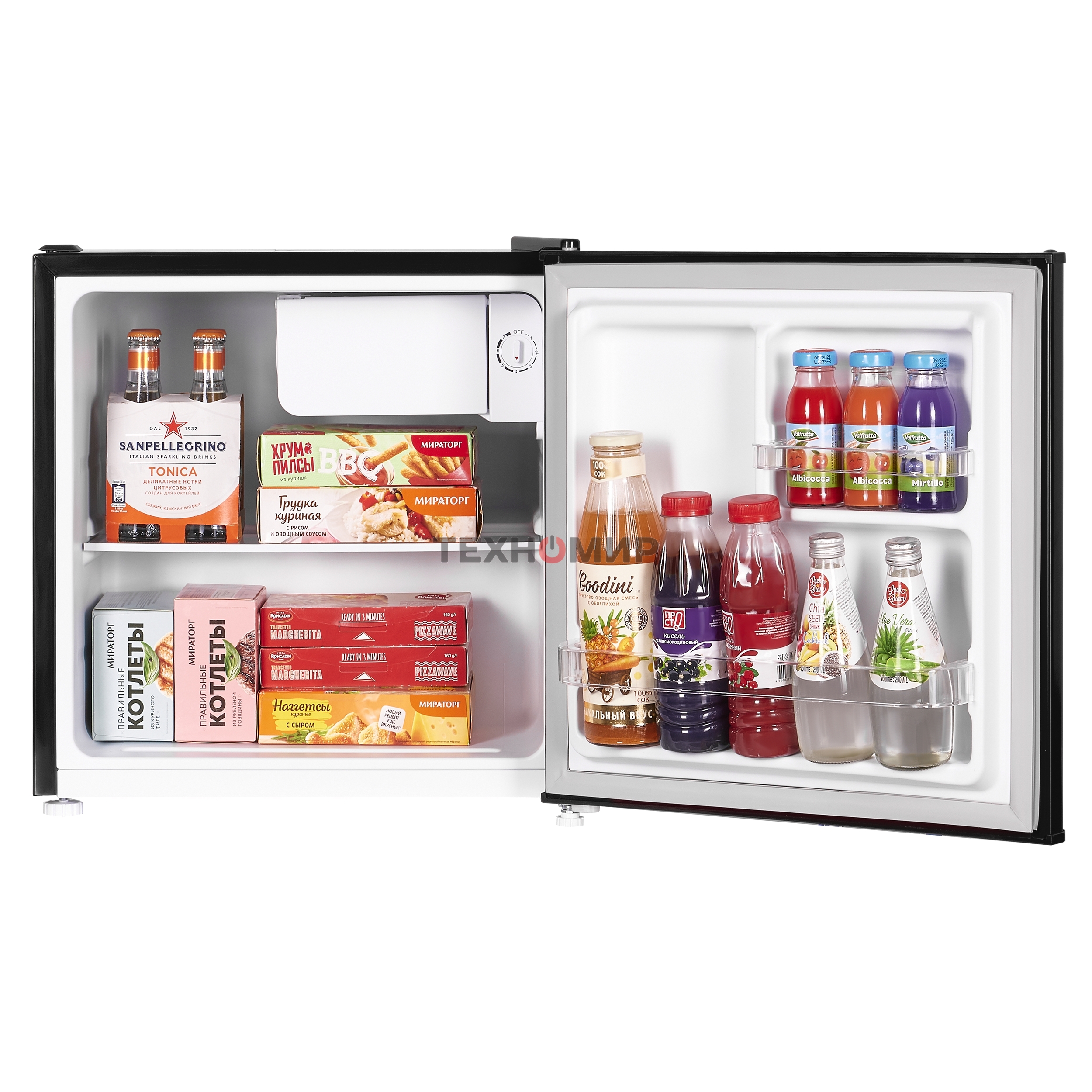 Холодильник Maunfeld MFF50RB черный однокамерный 50л, ручная разморозка