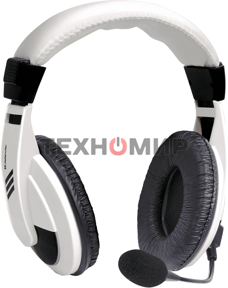 Гарнитура проводная Defender Gryphon 750 белый, кабель 2 м