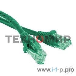 Патч-корд Hyperline PC-LPM-UTP-RJ45-RJ45-C5e-0.3M-LSZH-GN Патч-корд U/­UTP, Cat.5е, LSZH, 0.3 м, зеленый 