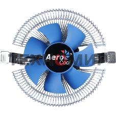 Кулер для процессора AeroCool/Formula Verkho I серебристый, 80 мм, алюминий, 2500 об/мин, 29.7 дБ, 4 pin, 90 Вт, 45 мм