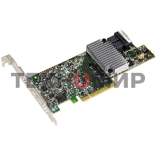Контроллер MegaRAID SAS 9361-8i SGL (8-Port Int, 12Gb/s SATA+SAS, PCIe 3.0, 1Gb DDRIII, MegaRAID SAS 9361-8i, Quick Installation Guide, LP Bracket)