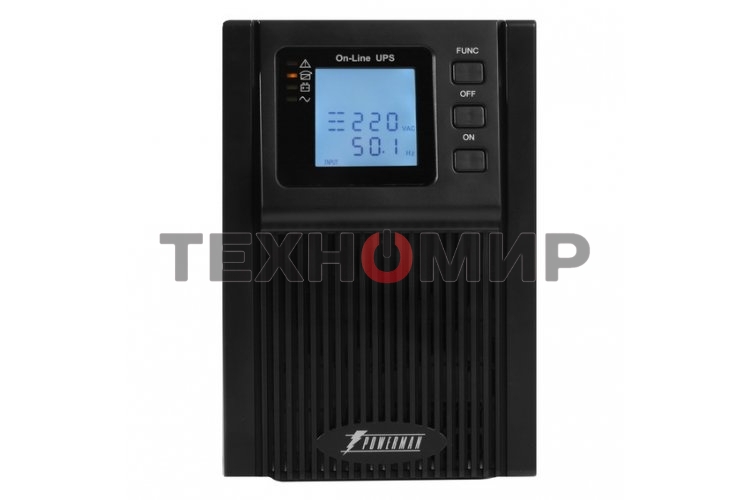 Источник бесперебойного питания Powerman Online 3000 Plus черный external battery pack (not included)(БЕЗ БАТАРЕИ)
