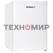 Холодильник Kraft BC(W)-75 белый двухкамерный 66/6л морозилка сверху