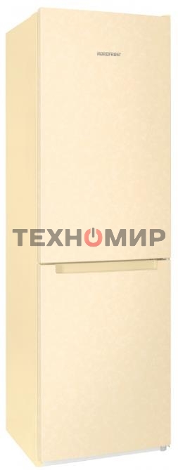 Холодильник Nordfrost NRB 162NF ME бежевый мрамор двухкамерный 205/105 л морозилка снизу