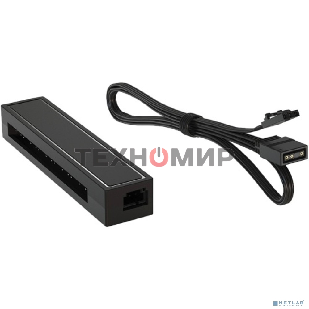 Контроллер подсветки ID-COOLING FH-05 ARGb черный 3-pin