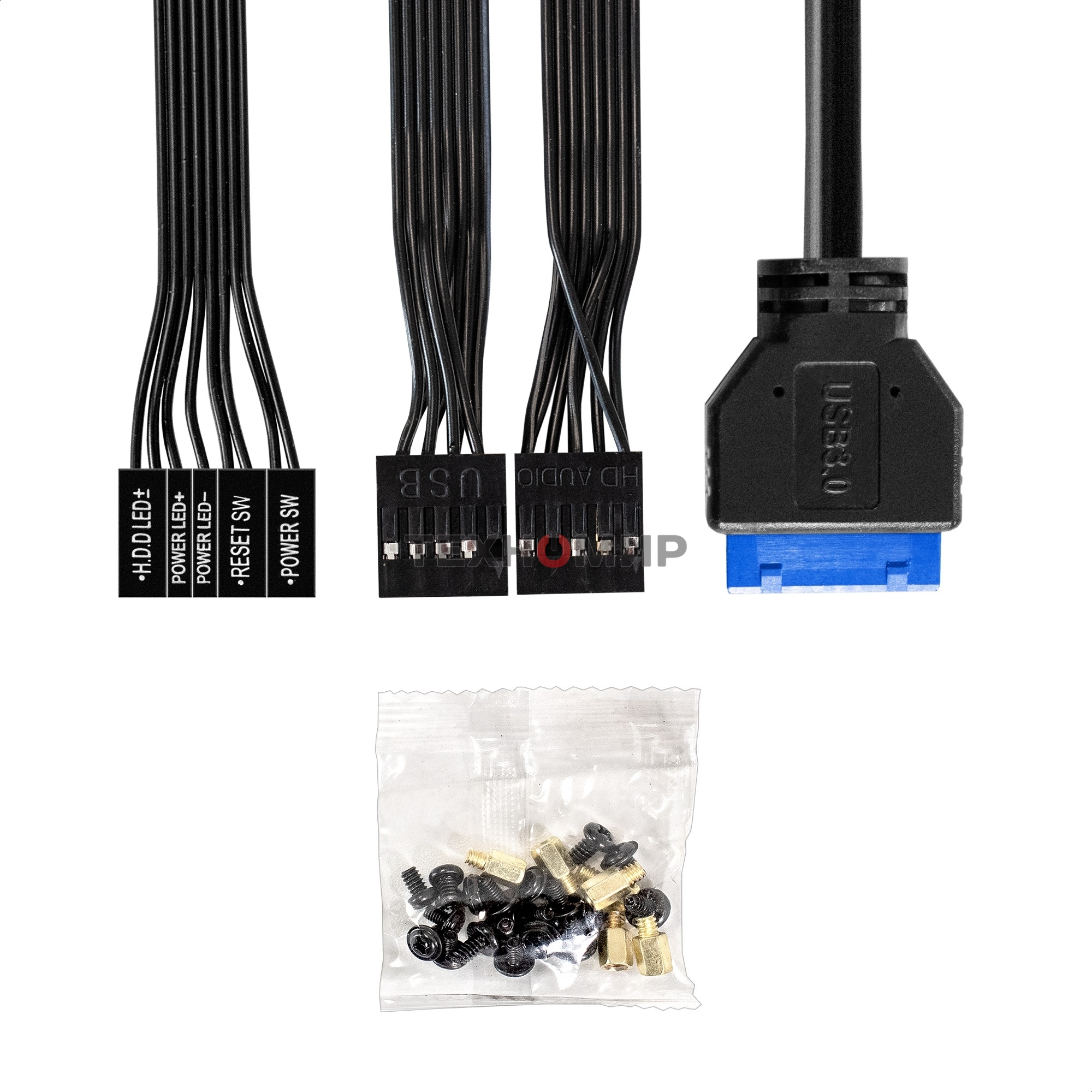 Компьютерный корпус Minitower ExeGate BAA-403U-AAA350 (mATX, БП AAA350 с вент. 8см, 1хUSB/1хUSB 3.0, HD Audio, черный)