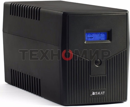Источник бесперебойного питания, 220 В, 1500 ВА, (900 Вт), встроенный АКБ 9А·ч, 2 шт, время резерва 3 мин. SKAT-UPS 1500/900 Бастион