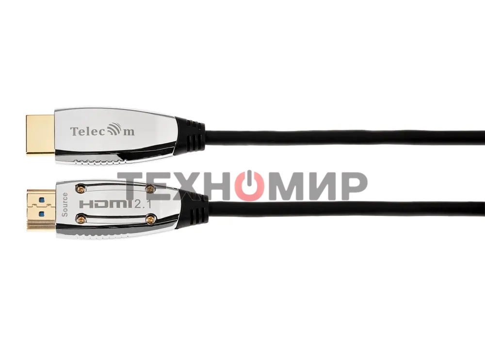 Кабель Активный оптический кабель HDMI 19M/M,ver. 2.1, 8K@60 Hz 5m Telecom TCG2120-5M