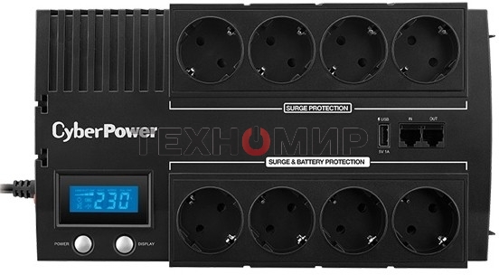 Источник бесперебойного питания CyberPower BR1000ELCD, Line-Interactive