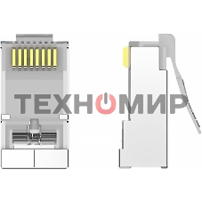 Коннектор Vention RJ45 (8p8c), FTP, cat. 6A, под витую пару, экранированный (10 шт.)
