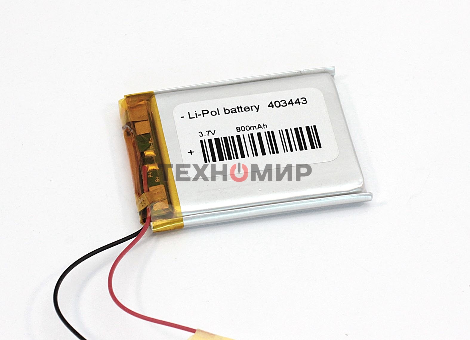Аккумулятор Li-Pol (батарея) 4x34x43мм 2pin 3.7V/430mAh