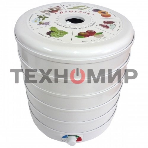 Сушилка для овощей и фруктов Великие реки Ветерок-5, 5 поддонов, в гофротаре