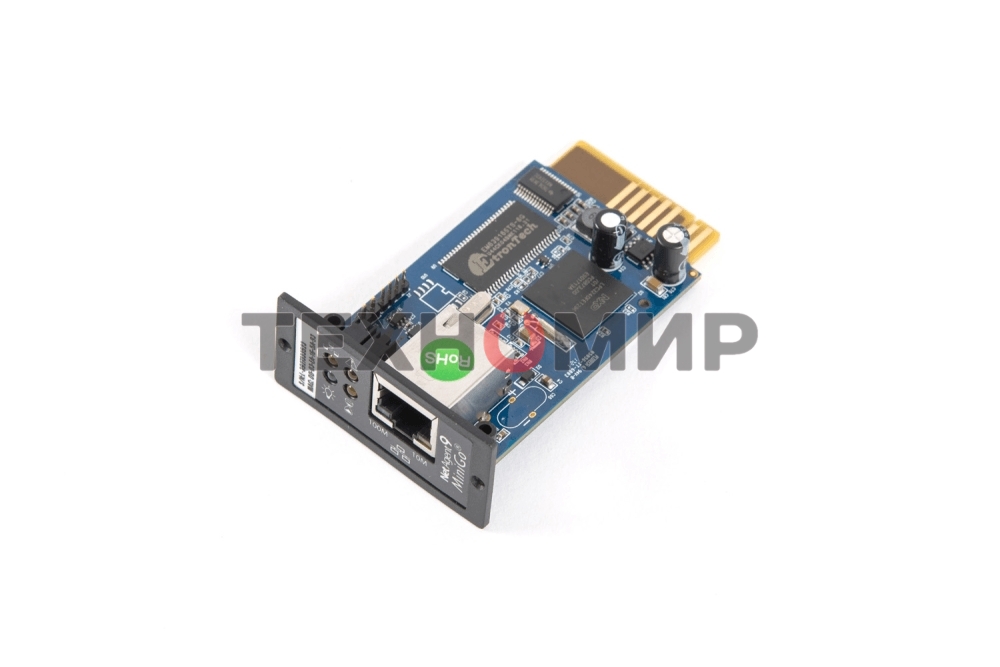 Модуль-SNMP DL 801 SKAT UPS-1000 RACK/3000 RACK Мониторинг и упр-е по Ethernet SNMP module DL 801 SKAT UPS-1000 RACK/3000 RACK Monitoring and control via Ethernet