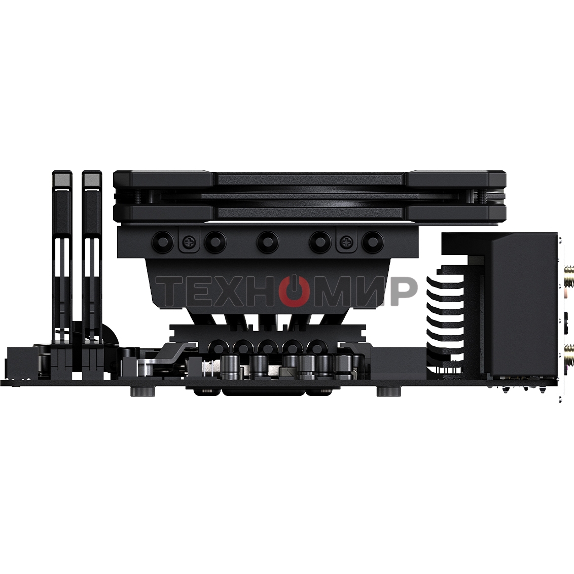 Кулер для процессора ID-COOLING IS-50X-V3 черный 120мм алюминий/медь 2000rpm 31.2db 4-pin 130W 56мм