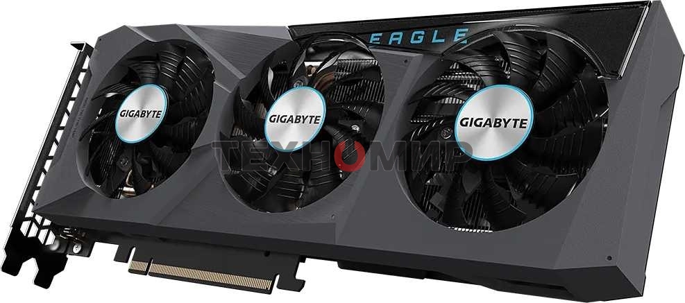 Видеокарта Gigabyte RTX 3070 EAGLE OC 8G 2.0 LHR 256 GDDR6 1770/14000 HDMIx2 DPx2 HDCP RTL