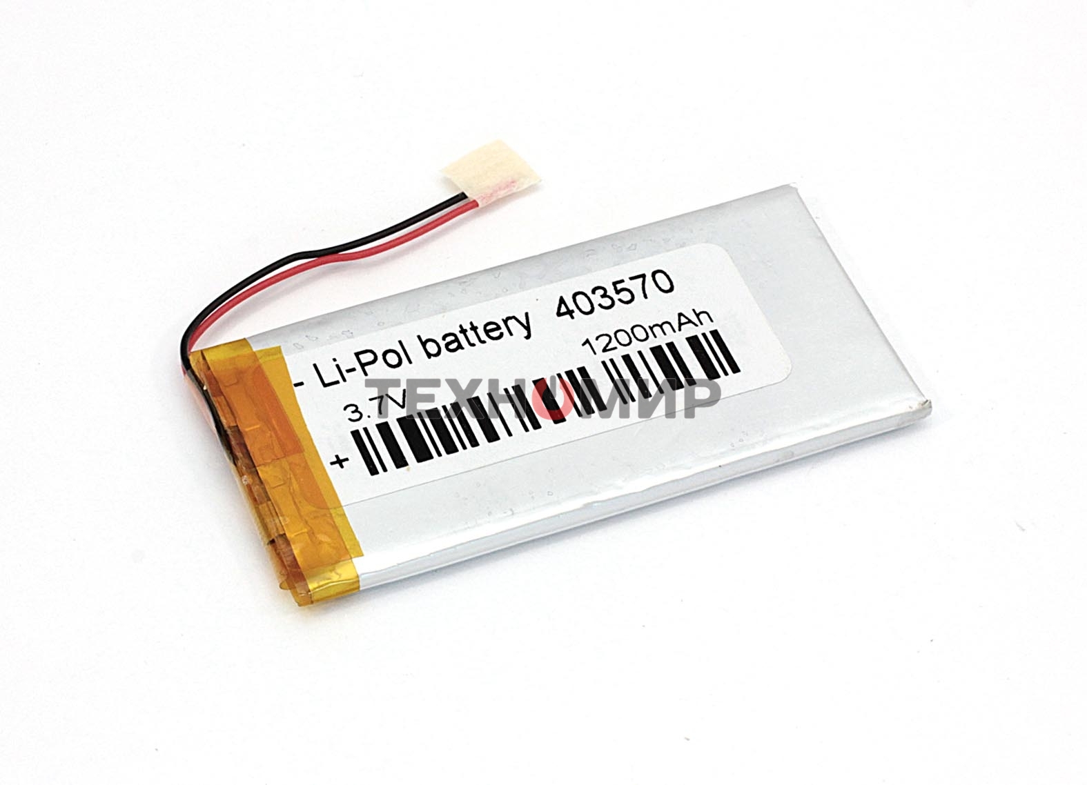 Аккумулятор Li-Pol (батарея) 4*35*70мм 2pin 3.7V/1000mAh