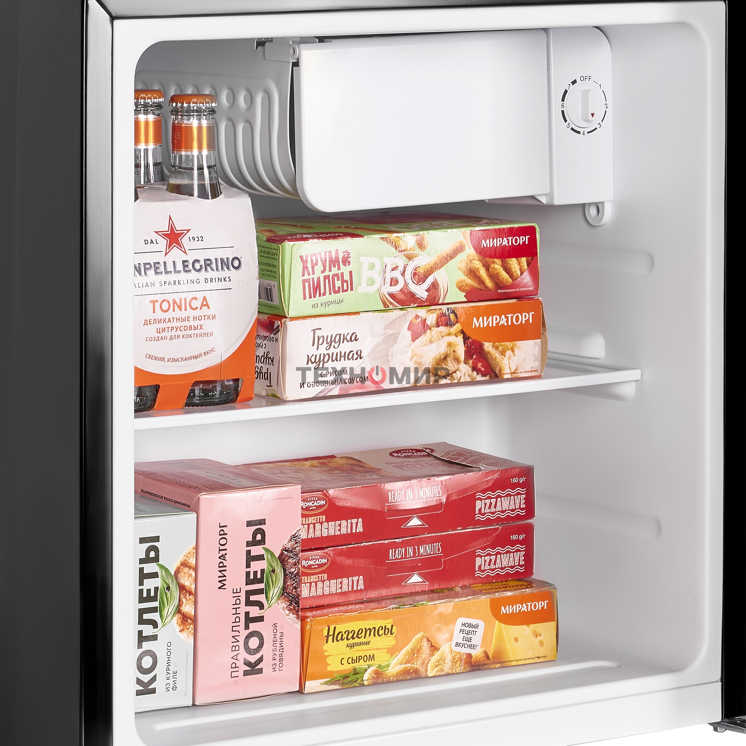 Холодильник Maunfeld MFF50RB черный однокамерный 50л, ручная разморозка