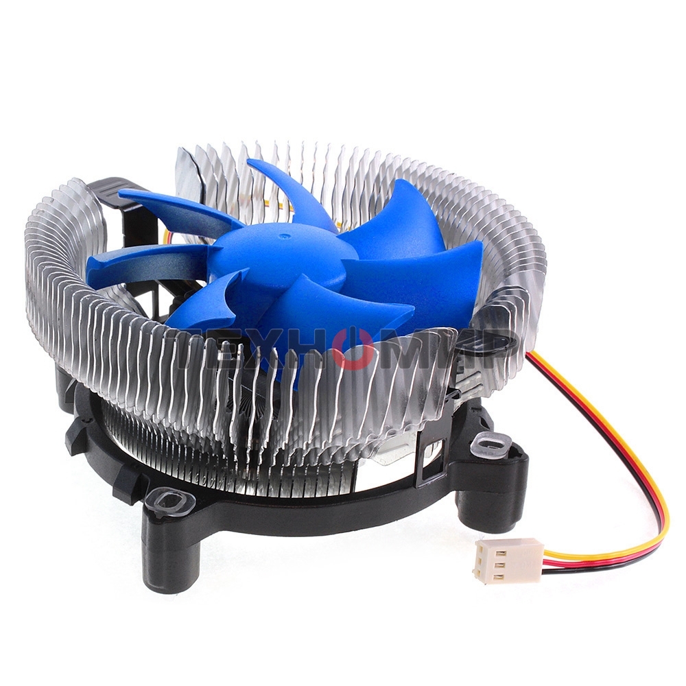 Кулер CROWN для процессора CM-90 (Для Intel и AMD,TDP до 95 Ватт,Низкая посадка радиатора,Гидродинамическии подшипник,Размер: 115x110x57 мм)