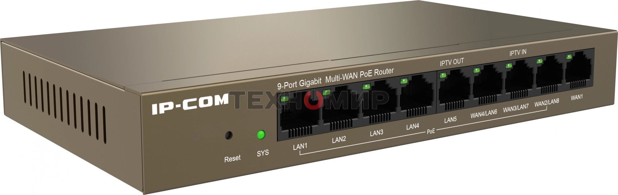 Коммутатор IP-COM 9PORT 8POE M20-8G-POE