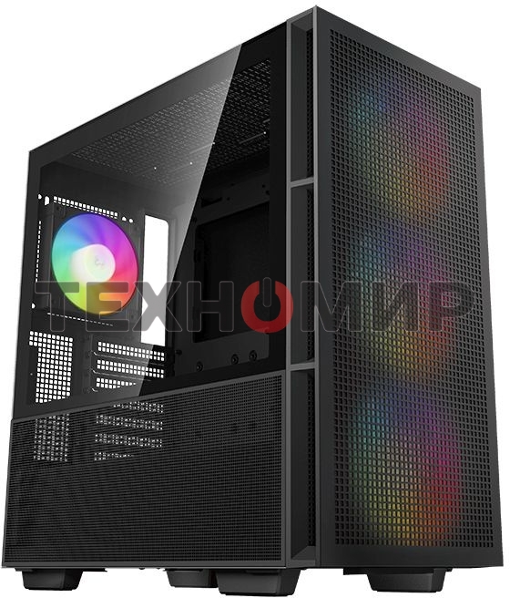 Компьютерный корпус DeepCool CH560 черный (R-CH560-BKAPE4-G-1) (ATX, без БП, 2хUSB, с окном)