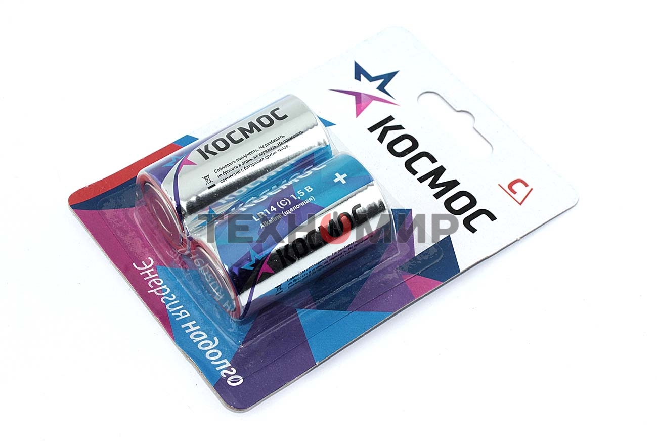 Батарейка Космос LR14 2 шт.
