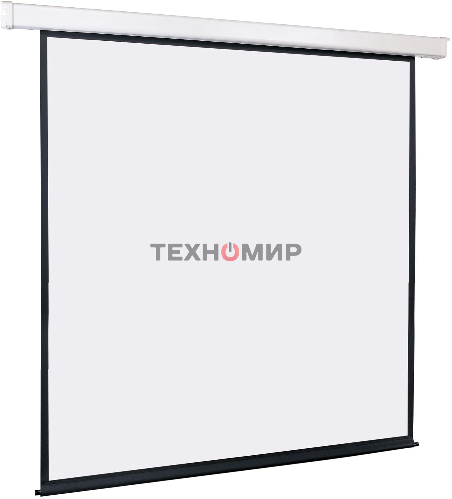 Экран LMC-100105 с электроприводом Lumien Master Control 244x244 см Matte White FiberGlass черная кайма по периметру