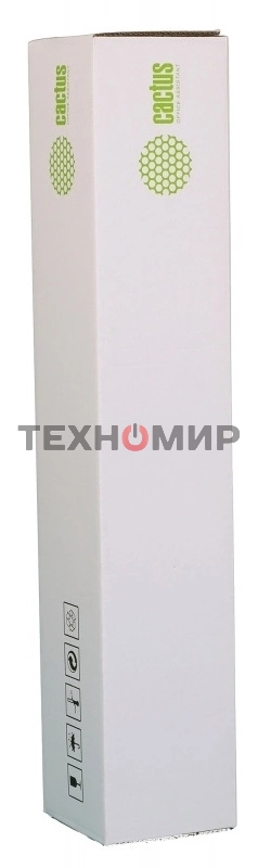 Бумага Cactus CS-LFP80-841175 A0 841мм-175м/80г/м2/белый CIE171% инженерная бумага втулка:76.2мм (3