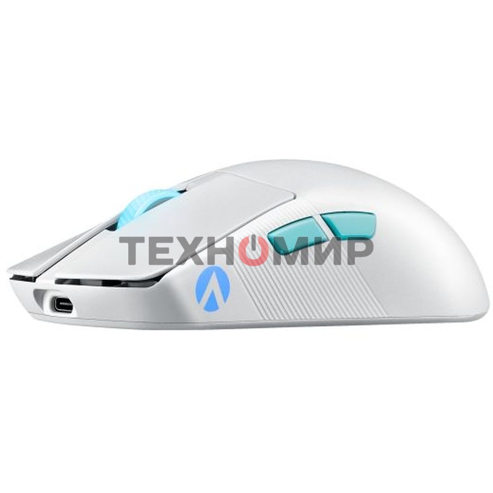 Мышь беспроводная/проводная ASUS ROG Harpe Ace Aim Lab Edition белый, 36000 dpi, радиоканал, Bluetooth, USB, кнопки - 5