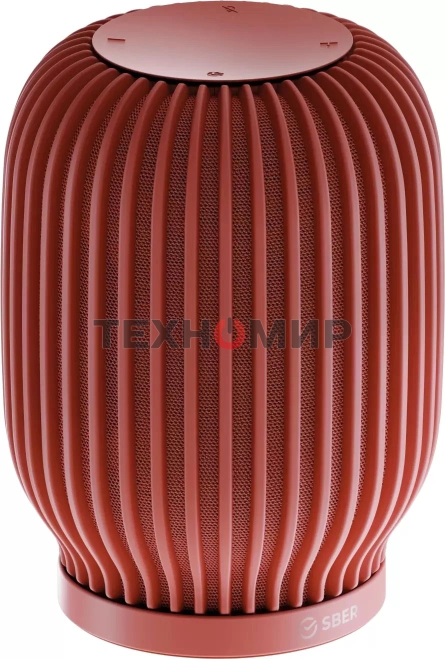 Умная колонка Sber SberBoom, 40Вт, 1.1, Мультирум, Стереопара, Wi-Fi, Bluetooth 5.0, Салют, терракотовый