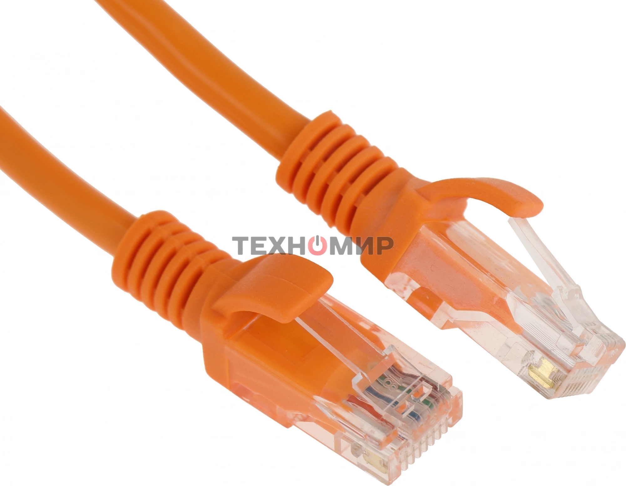 Патч-корд UTP Cablexpert PP12-0.5M/O cat.5e, 0.5м, литой, многожильный, оранжевый