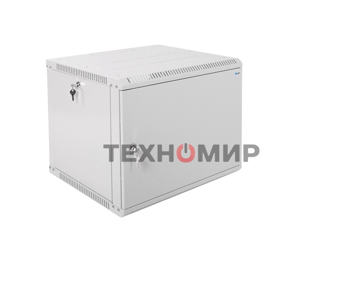 Шкаф телекоммуникационный настенный разборный 9U (600х650) дверь металл, ШРН-Э-9.650.1