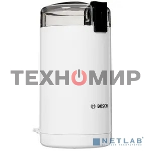 Кофемолка Bosch TSM6A011W 180Вт сист.помол.:ротац.нож вместим.:75гр белый