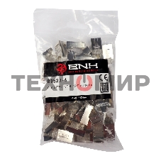 Разъём BNH, RJ45, кат. 6, экр., обжимной, для кабеля, 100 шт, цвет: прозрачный