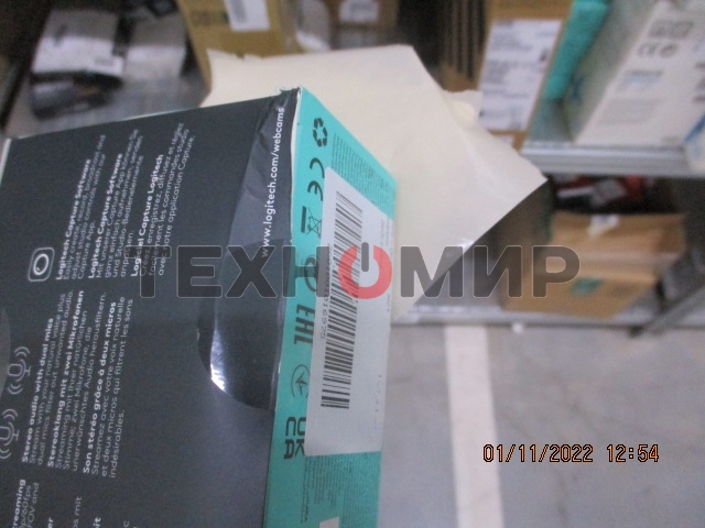 Веб-камера Logitech C922 Pro Stream 1920x1080, 30 кадр/с, USB Type-A, микрофон (2 шт, шумоподавление), автоматическая фокусировка, автоосвещение, универсальное крепление