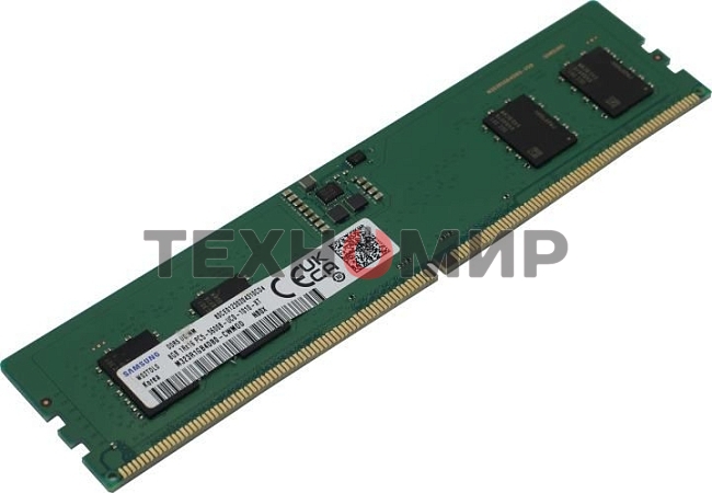 Оперативная память Samsung, DDR5, 8Gb (1x8 Gb), 5600 MHz, CL40, DIMM