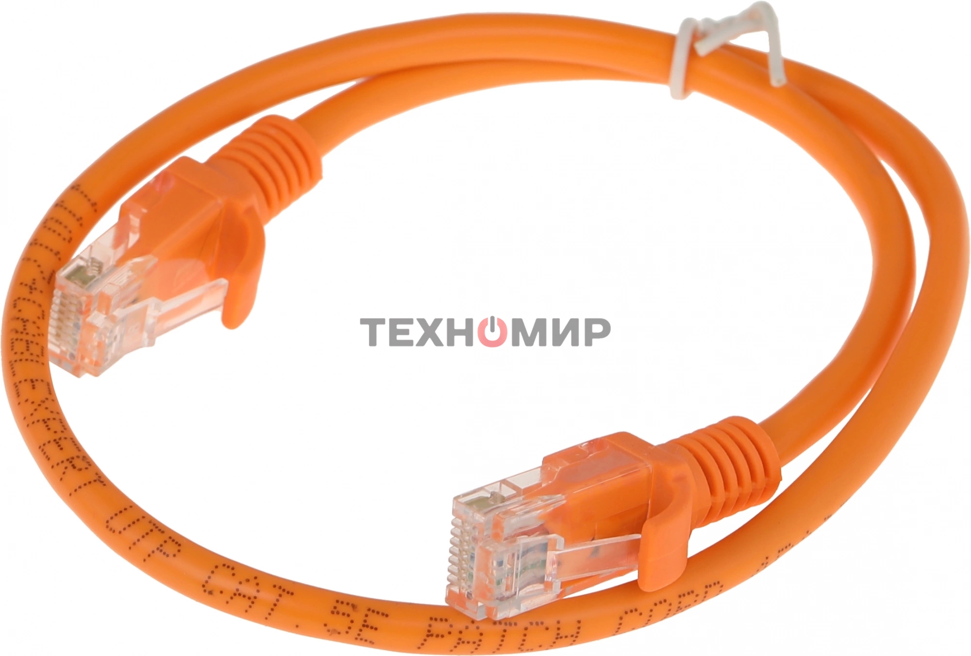 Патч-корд UTP Cablexpert PP12-0.5M/O cat.5e, 0.5м, литой, многожильный, оранжевый