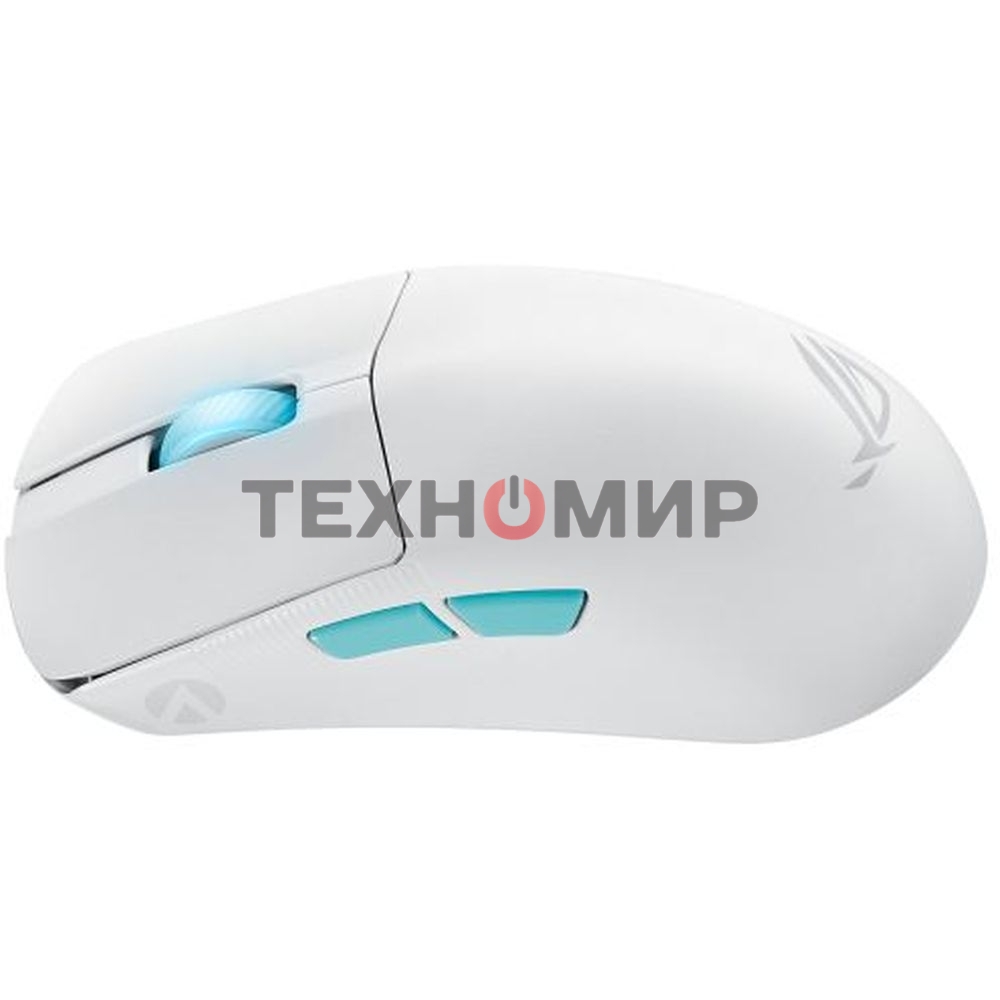 Мышь беспроводная/проводная ASUS ROG Harpe Ace Aim Lab Edition белый, 36000 dpi, радиоканал, Bluetooth, USB, кнопки - 5