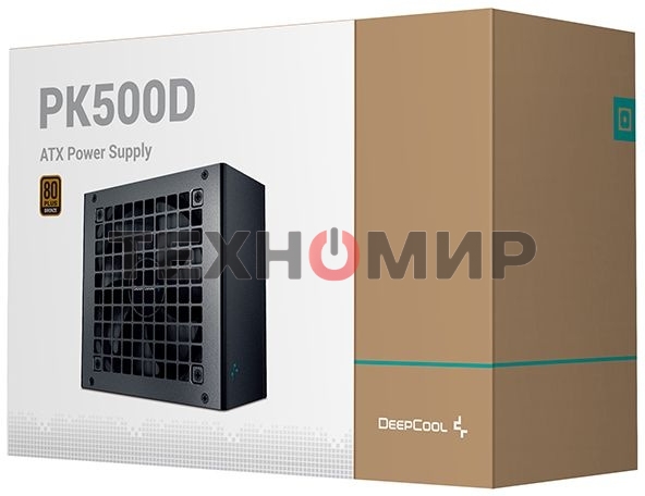 Блок питания Deepcool/GamerStorm PK500D, 500Вт, 80 PLUS Bronze, 120мм, черный