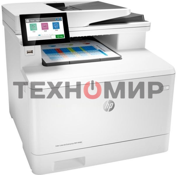МФУ лазерное HP Color LaserJet Pro M480f (3QA55A), A4, цветной, печ. до 27 стр/мин., скан. до 29 стр/мин. (ч/б) 20 стр/мин. (цвет), 600 x 600 dpi, USB, RJ-45, Air Print, Mopria