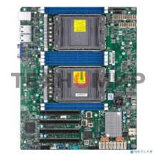 Материнская плата серверная Supermicro X12DPL-I6-B, сокет LGA4189, Intel C621A, DDR4 ECC, 8xDDR4, 4xPCIe 4.0 x16, 2xM.2, SATA, 2xRJ-45, ASPEED AST2600, ATX