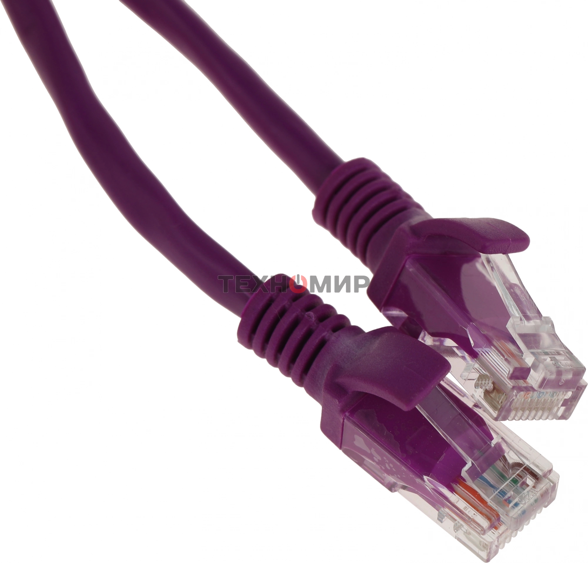 Патч-корд UTP Cablexpert cat.5e, 2м, литой, многожильный, фиолетовый
