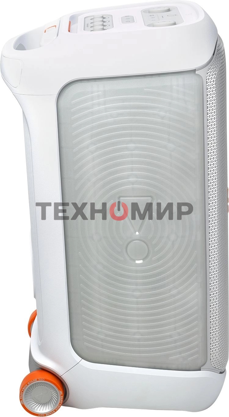Минисистема Hi-Fi JBL Partybox Stage 320 белый 240Вт USB BT