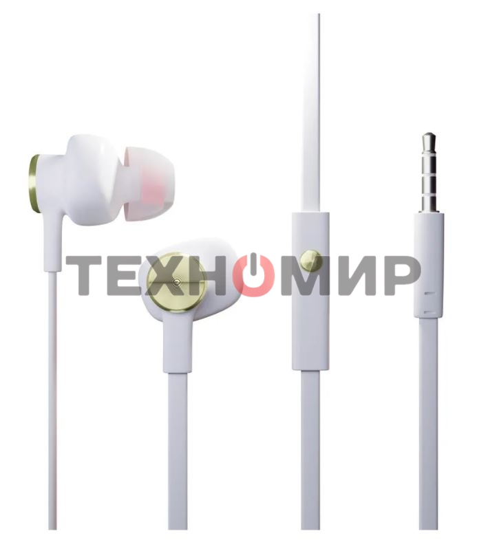 Проводные наушники More Choice P42 золотистый, вкладыши